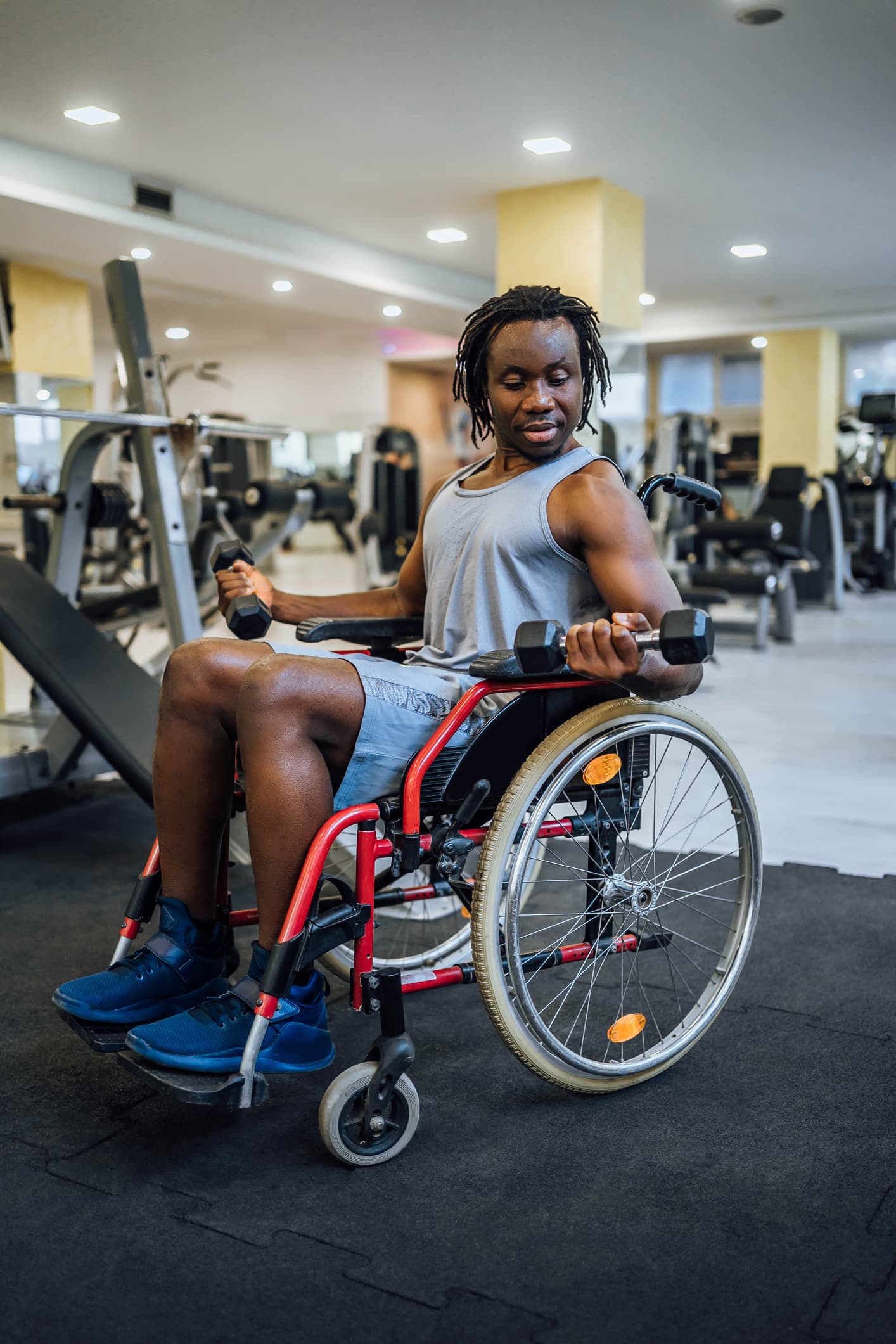 Charity donation gym accessibility equipment