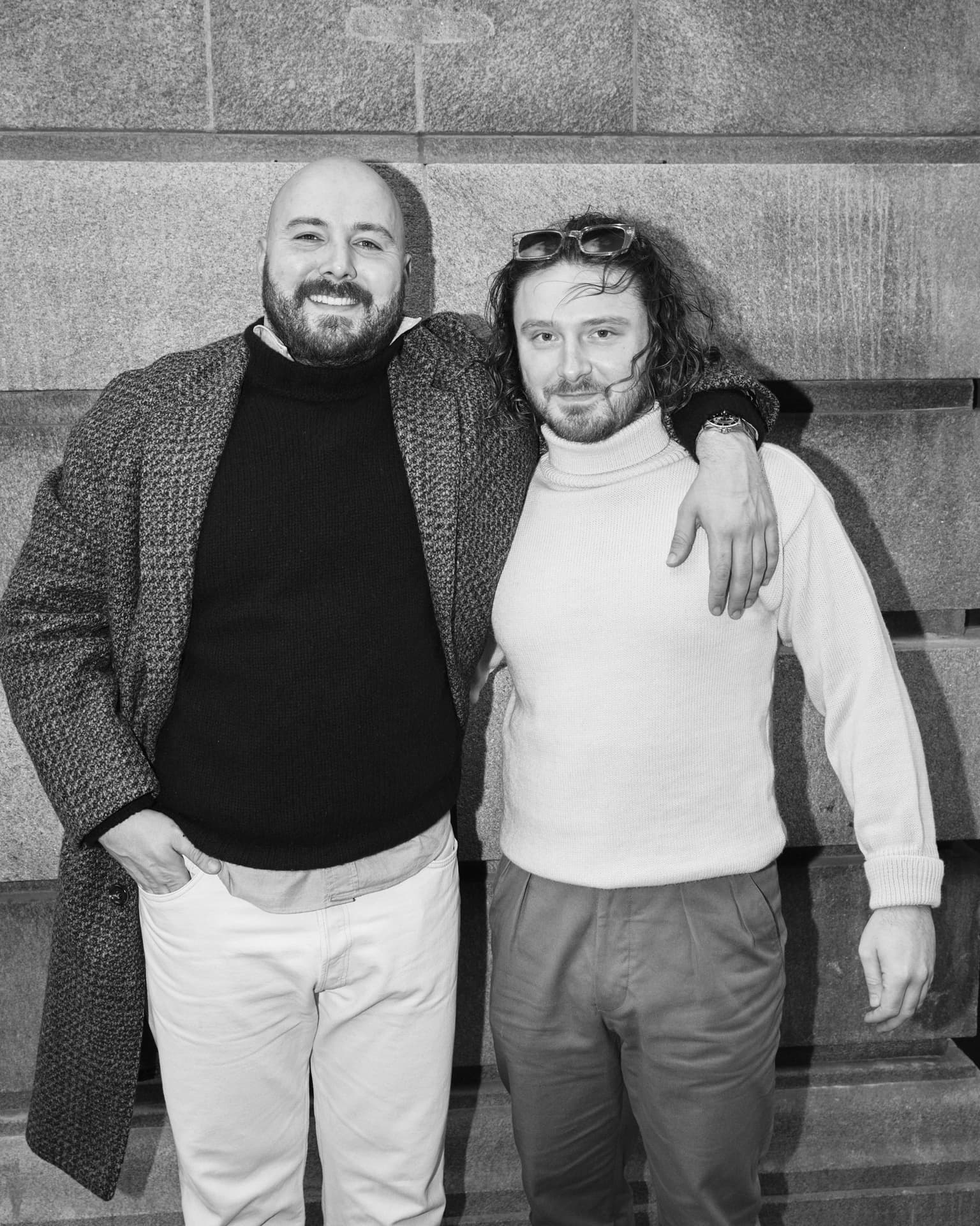 Okus Milsom and Sam Markley, founders of Chrono Sweep